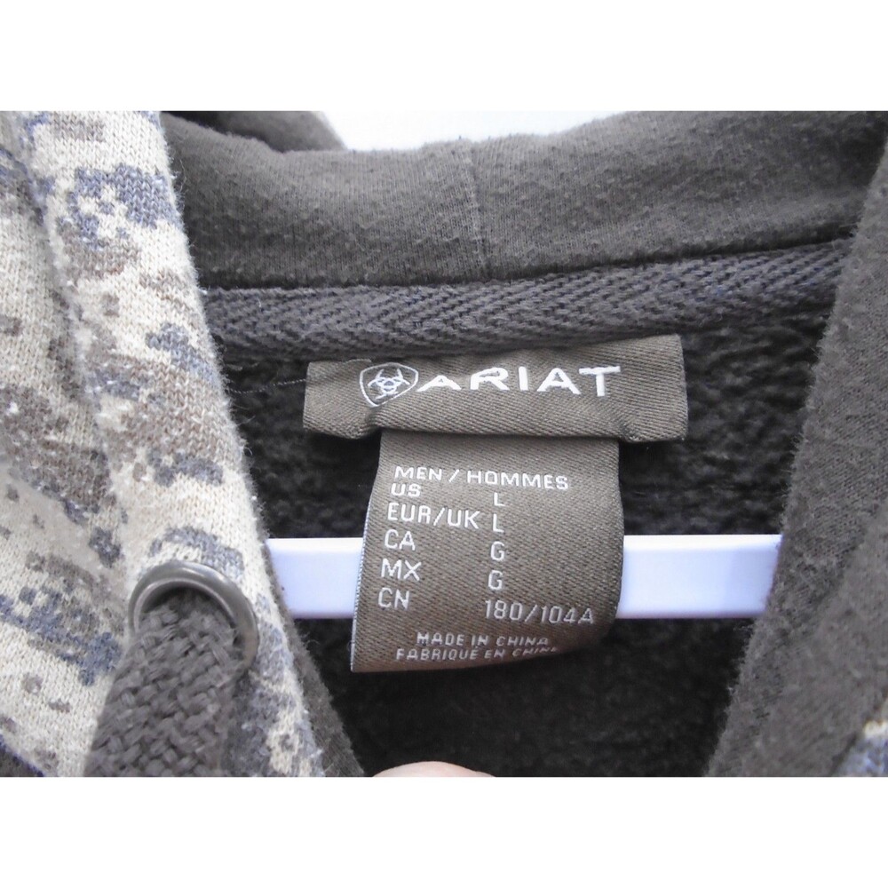 Ariat Patriot Camo Hoodie Men’s Size L Brown Desert Digital Camouflage Hunting - Picture 3 of 9